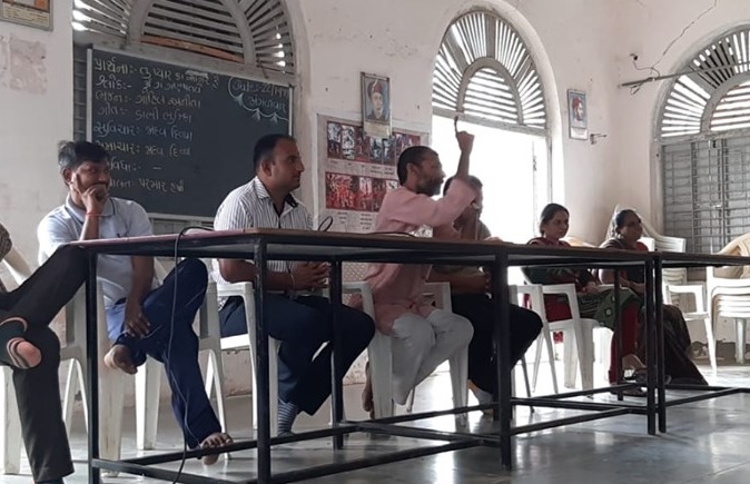 ચોગઠ : માધ્યમિક શાળામાં વાર્તાલાપ